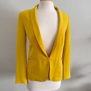 Rag & Bone Structured Unliner Casual Blazer Mustard Yellow | 2